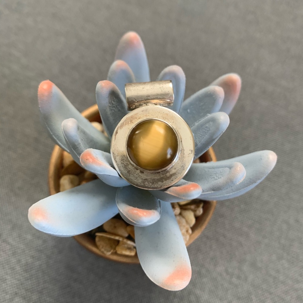 Rare Vintage Taxco Mexican Silver Pendant